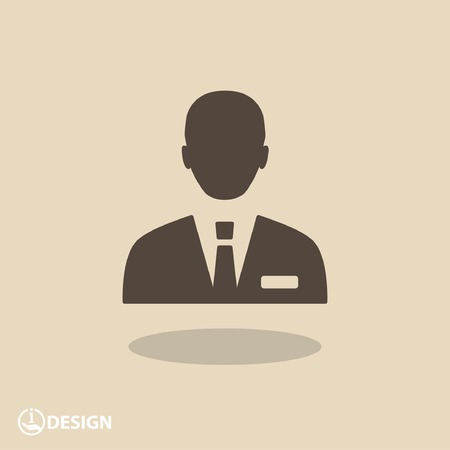 Pictograph of businessmanのイラスト素材