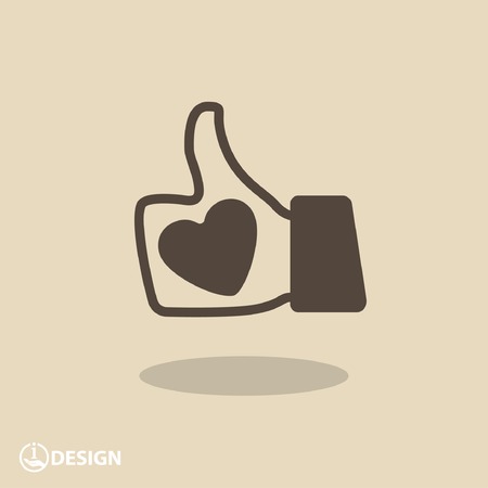 Pictograph of likeのイラスト素材