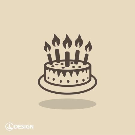 Pictograph of cakeのイラスト素材