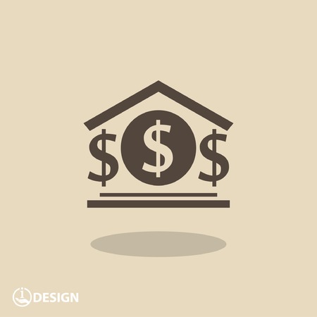 Pictograph of bankのイラスト素材