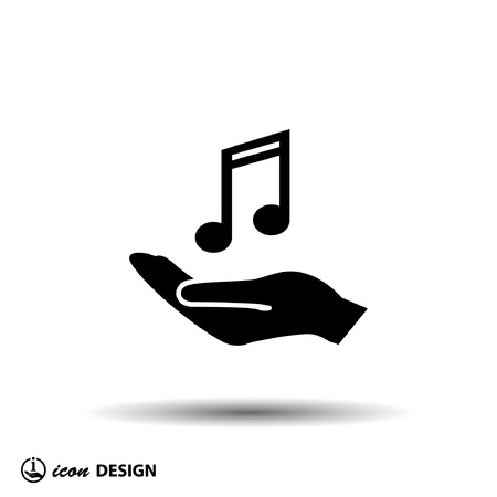 Pictograph of musicのイラスト素材