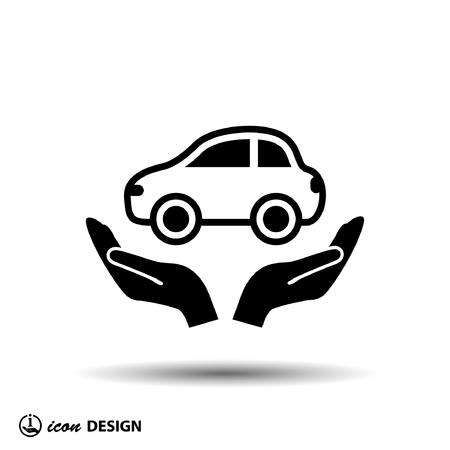 Pictograph of carのイラスト素材