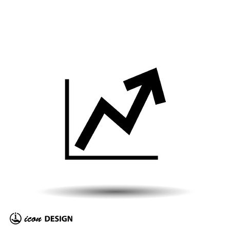 Pictograph of graphのイラスト素材