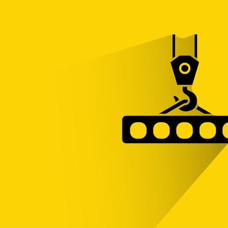 Pictograph of crane hookのイラスト素材