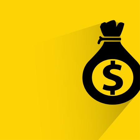 Background with pictograph of moneyのイラスト素材