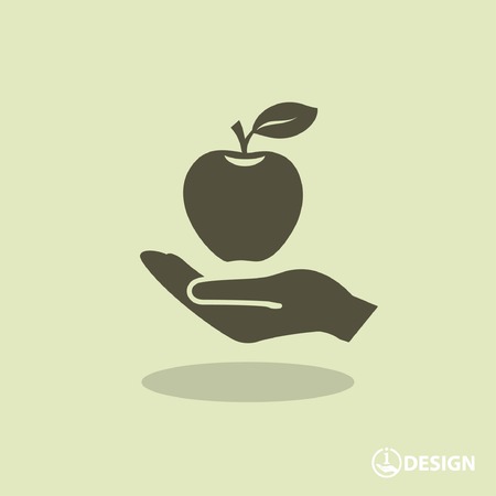 Pictograph of appleのイラスト素材
