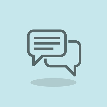 Pictograph of message or chatのイラスト素材