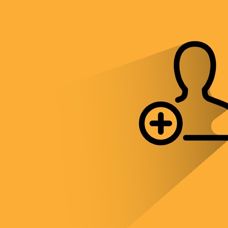 Pictograph of man or contactのイラスト素材