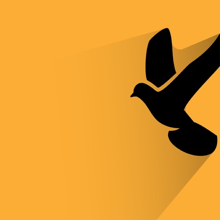 Pictograph of birdのイラスト素材