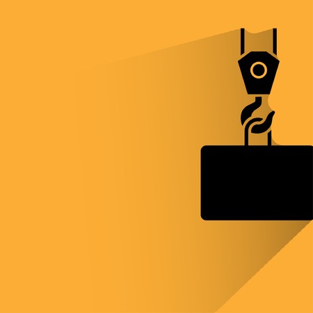 Pictograph of crane hookのイラスト素材