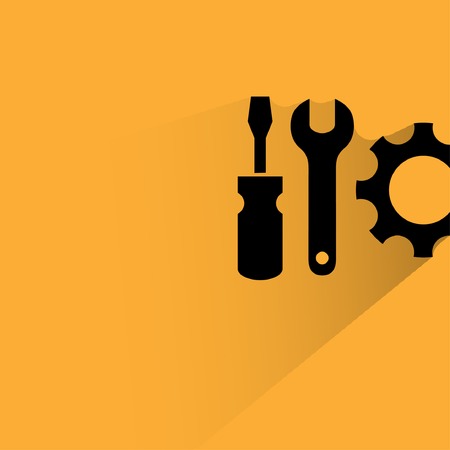 Pictograph of gearのイラスト素材