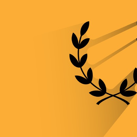 Pictograph of laurel wreathのイラスト素材