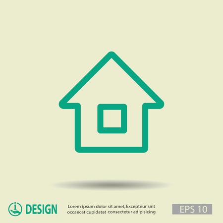 Pictograph of homeのイラスト素材