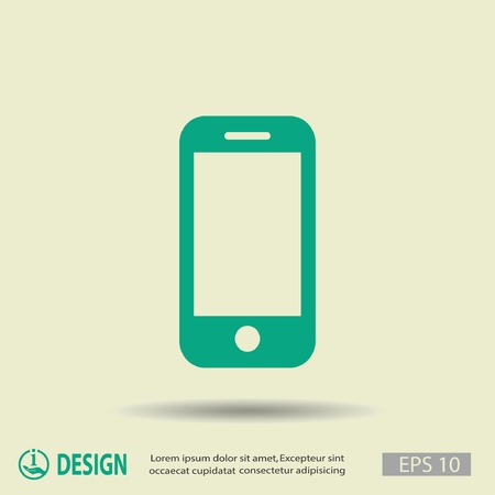 Pictograph of mobileのイラスト素材