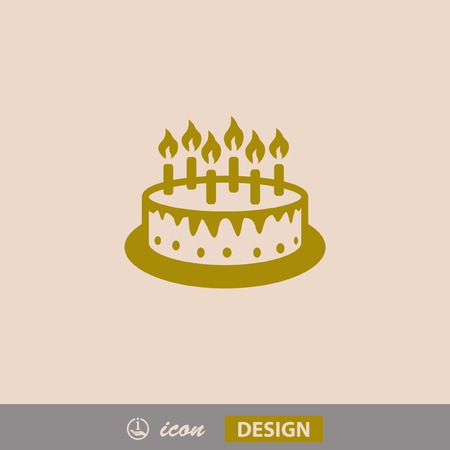 Pictograph of cakeのイラスト素材