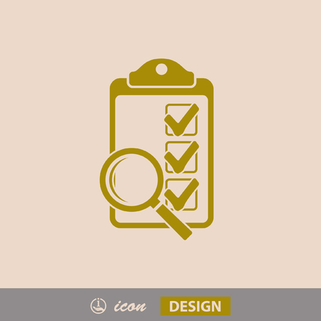 Pictograph of checklistのイラスト素材