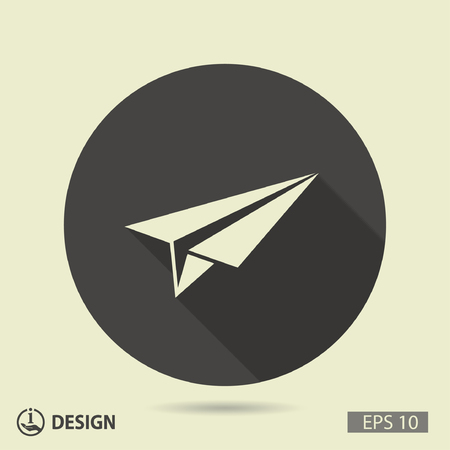 Pictograph of airplaneのイラスト素材