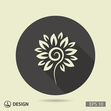 Pictograph of flowerのイラスト素材