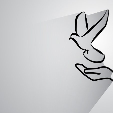 Pictograph of birdのイラスト素材