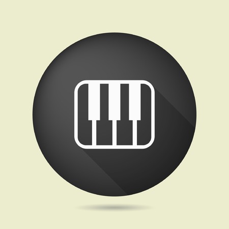 Pictograph of music keyboardのイラスト素材