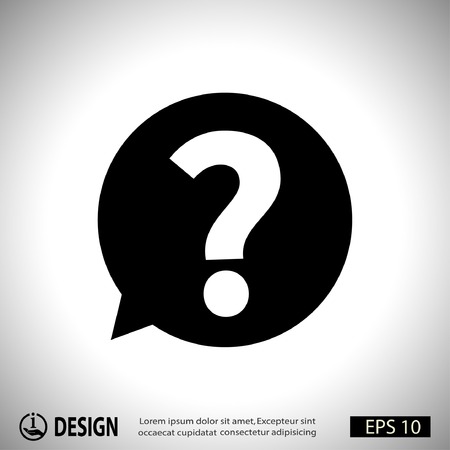 Pictograph of question markのイラスト素材