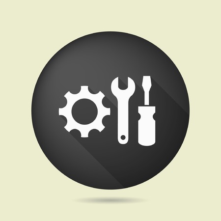 Pictograph of gearのイラスト素材