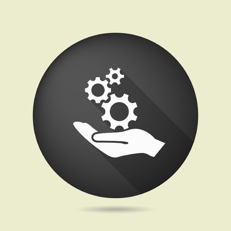 Pictograph of gearのイラスト素材