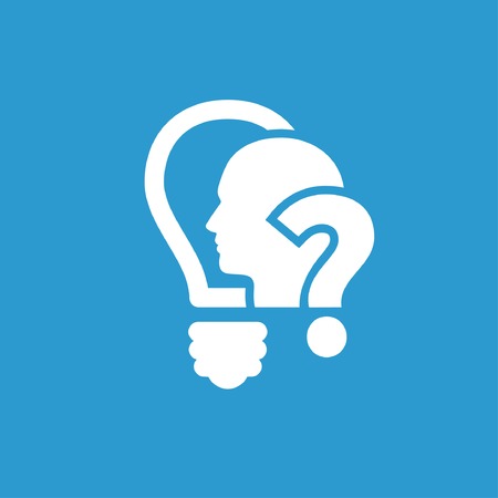 Pictograph of question mark and manのイラスト素材