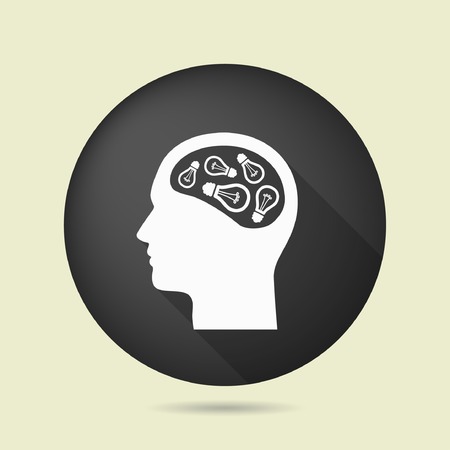 Pictograph of bulb conceptのイラスト素材