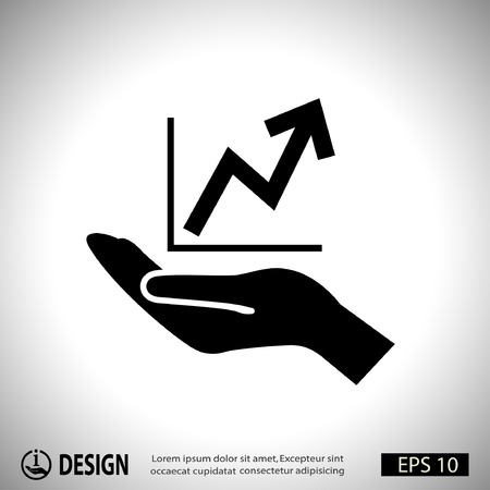 Pictograph of graphのイラスト素材