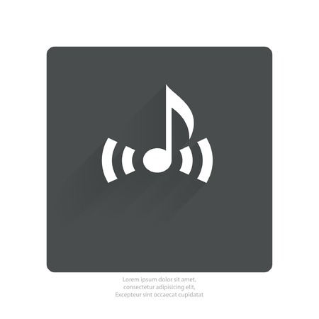 Pictograph of music noteのイラスト素材