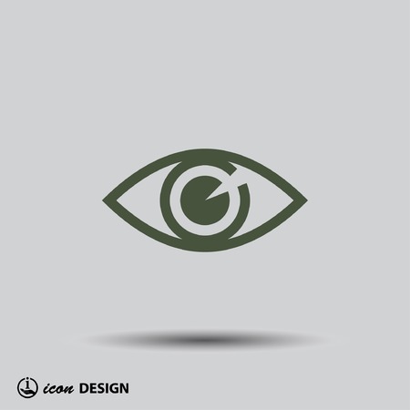 Pictograph of eyeのイラスト素材