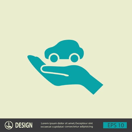 Pictograph of carのイラスト素材