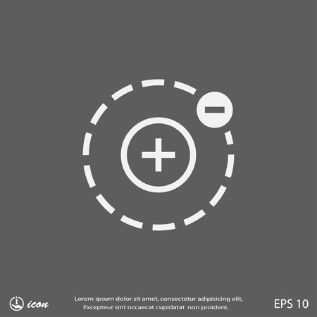 Pictograph of atomのイラスト素材
