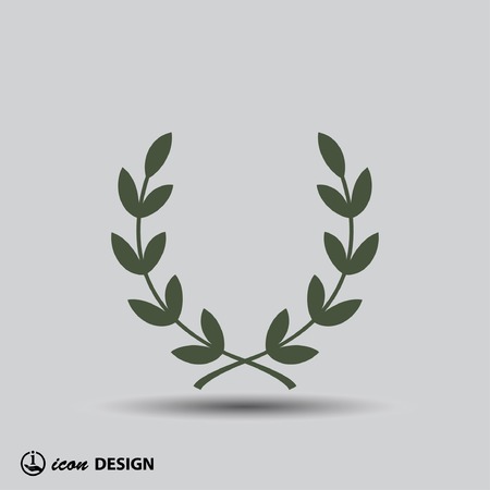 Pictograph of laurel wreathのイラスト素材