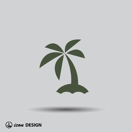 Pictograph of islandのイラスト素材