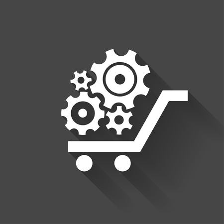 Pictograph of gearのイラスト素材