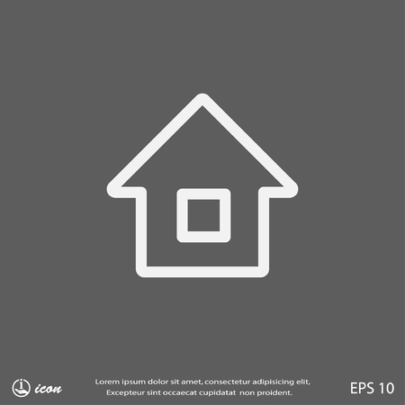 Pictograph of homeのイラスト素材