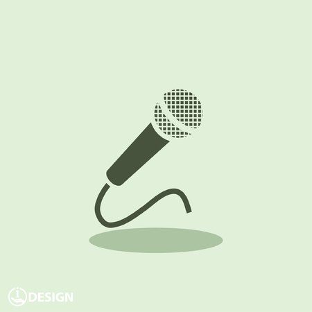 Microphone iconのイラスト素材