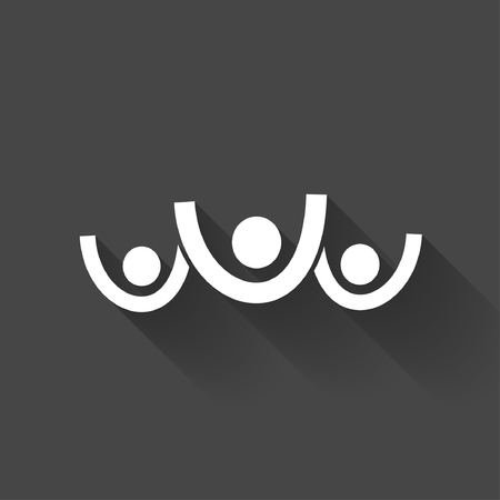 Pictograph of success teamのイラスト素材