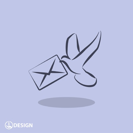 Pictograph of mailのイラスト素材
