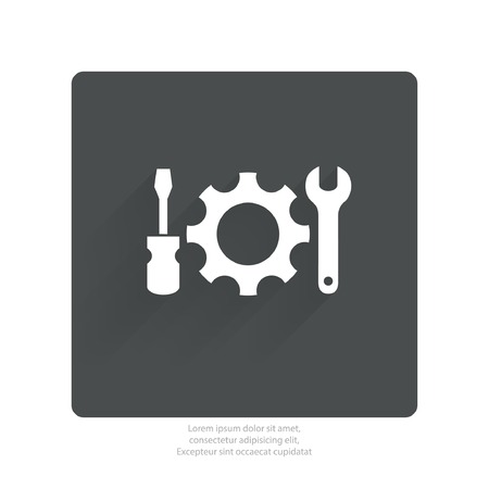 Pictograph of gearのイラスト素材