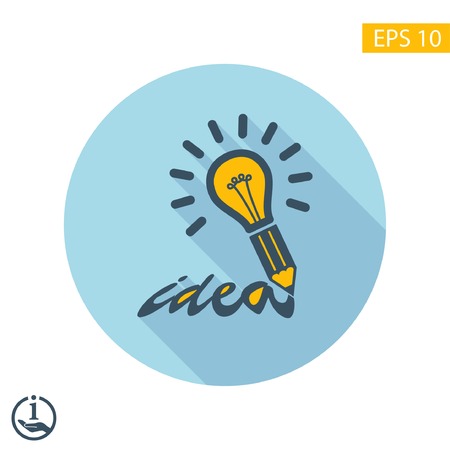 Pictograph of light bulbのイラスト素材