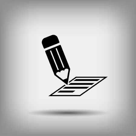 Pictograph of noteのイラスト素材