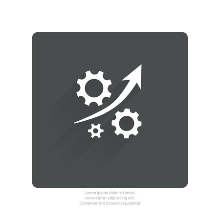 Pictograph of gearのイラスト素材