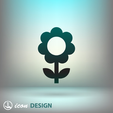 Pictograph of flowerのイラスト素材