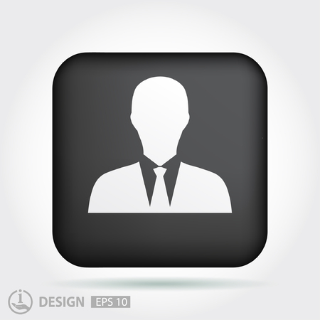 Pictograph of businessmanのイラスト素材