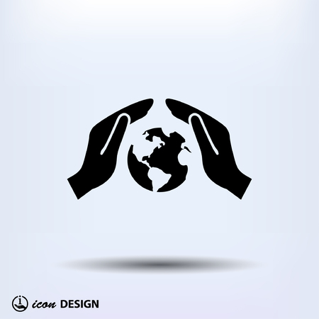 Pictograph of globeのイラスト素材