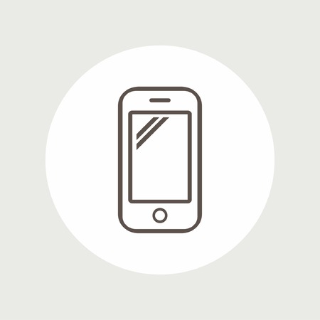 Pictograph of mobileのイラスト素材