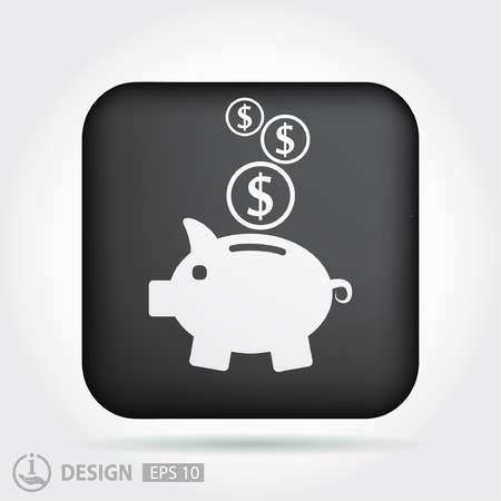 Pictograph of moneyboxのイラスト素材
